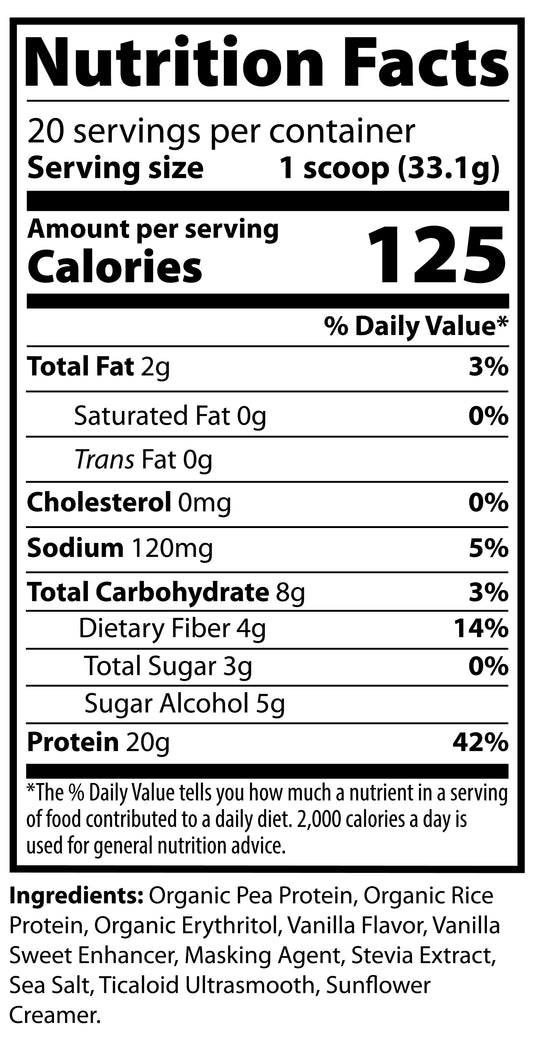 1.5lb Plant Protein Vanilla