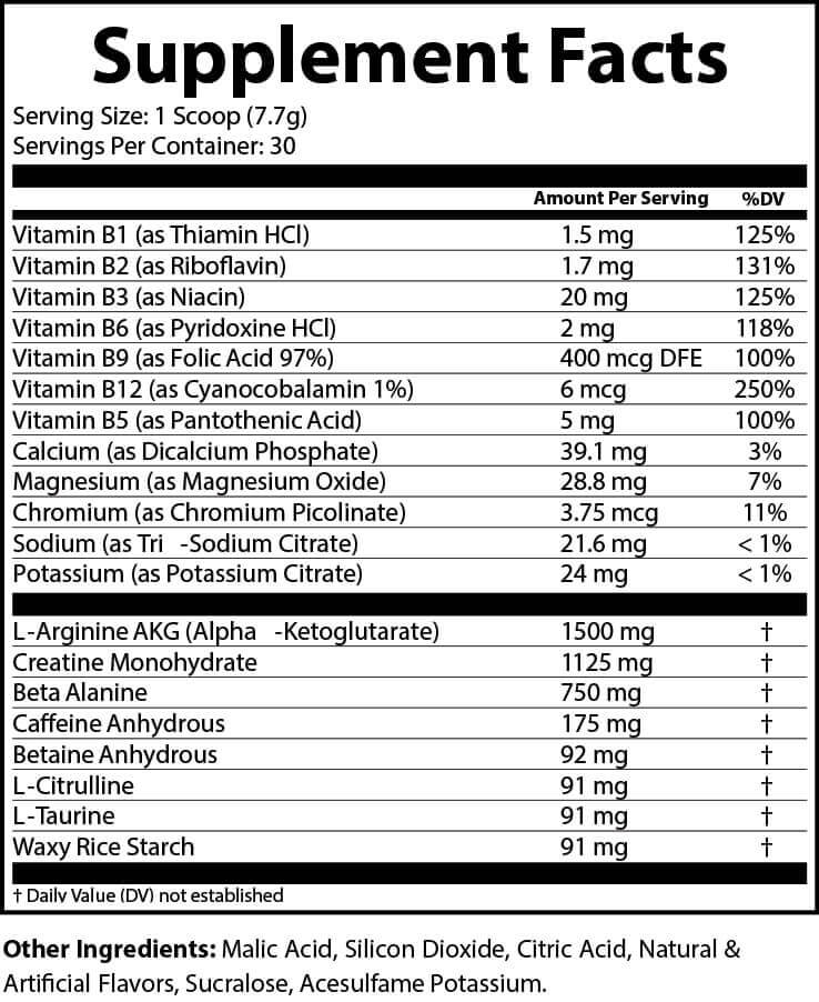 KINETIC Pre-Workout - (HoneyDew Watermelon)