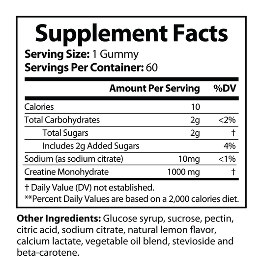 CREA-FUEL Creatine Superfruit Gummies