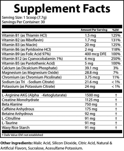 KINETIC Pre-Workout - (HoneyDew Watermelon)