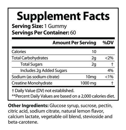 CREA-FUEL Creatine Superfruit Gummies